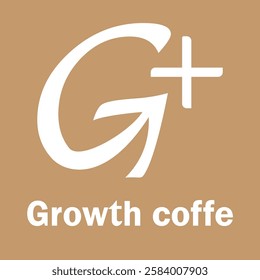 A stylish and modern coffee logo design featuring a minimalist coffee cup with steam, incorporating elegant typography and warm earthy tones.