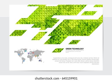 Stylish modern design graphic template, business composition with diagonal elements and abstract infographic details