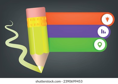 Stylish and modern design. This illustration can be used as a template for various materials such as presentations, infographics, web design or business plans.