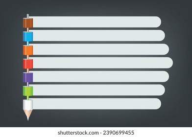 Stylish and modern design. This illustration can be used as a template for various materials such as presentations, infographics, web design or business plans.