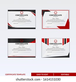 Stylish modern elegant certificate of authentic template with badge. Certificate for authentic, appreciation, diploma, company, honor. Modern Certificate template design for any business needs.