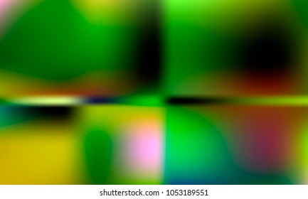 Stylish, Modern, Fashionable and Good Looking Green, Black, Yellow, Blue and Black Gradient Background
