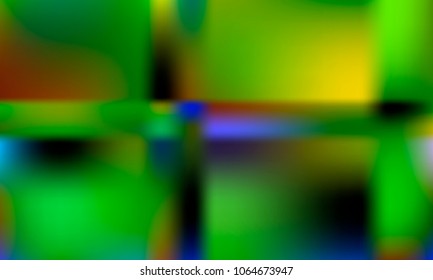 Stylish, Modern, Fashionable and Good Looking Green, Black, Yellow, Blue and Black Gradient Background