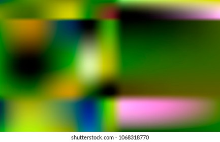 Stylish, Modern, Fashionable and Good Looking Green, Black, Yellow, Blue and Black Gradient Background