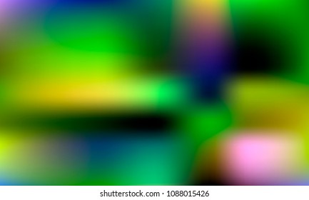 Stylish, Modern, Fashionable and Good Looking Green, Black, Yellow, Blue and Black Gradient Background
