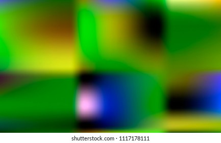 Stylish, Modern, Fashionable and Good Looking Green, Black, Yellow, Blue and Black Gradient Background