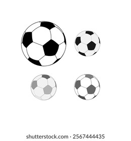 Stylish and modern football vectors, great for logos, posters, and branding materials.