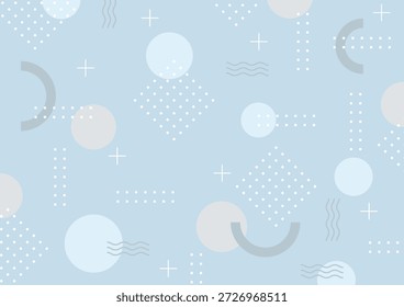 Stylish and modern geometric background (blue and gray), vector illustration