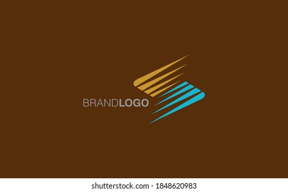 Stylish modern S Logo Design for business