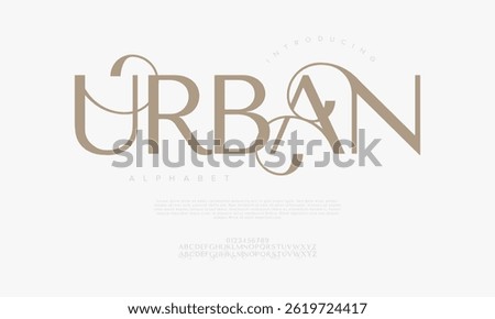 Stylish modern serif font featuring elegant swashes, ideal for boutique branding, editorial layouts, logos, and packaging design