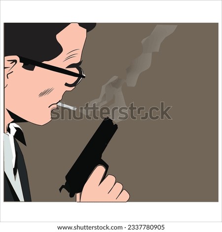A stylish Modern Vector Illustration