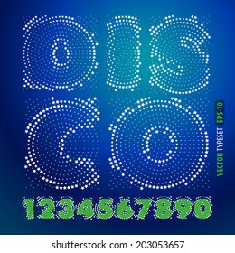 Stylish modern vector letter set