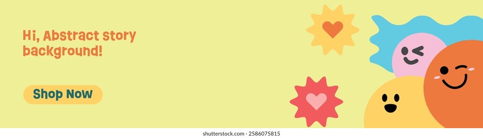 A stylish and modern web banner design featuring abstract shapes and a vibrant color palette. Perfect for digital marketing, social media ads, website headers, and promotional materials