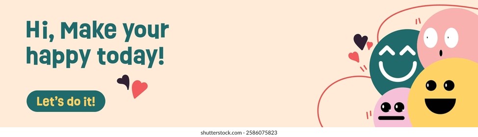 A stylish and modern web banner design featuring abstract shapes and a vibrant color palette. Perfect for digital marketing, social media ads, website headers, and promotional materials