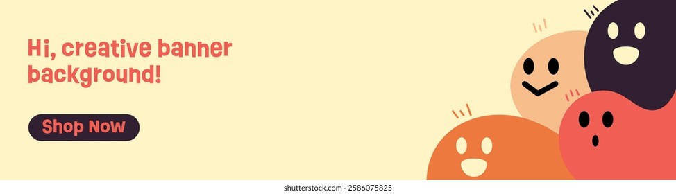 A stylish and modern web banner design featuring abstract shapes and a vibrant color palette. Perfect for digital marketing, social media ads, website headers, and promotional materials