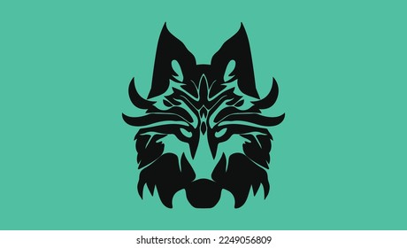  A stylish and modern wolf or fox head logo design that embodies professionalism svg