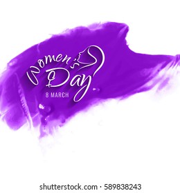 Stylish modern women's day background