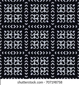 Stylish monochrome fabric pattern