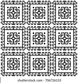 Stylish monochrome pattern