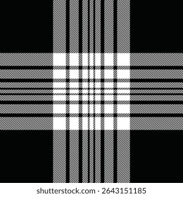 Stylish monochrome plaid pattern.  Perfect for textile designs, website backgrounds, or fashion illustrations.