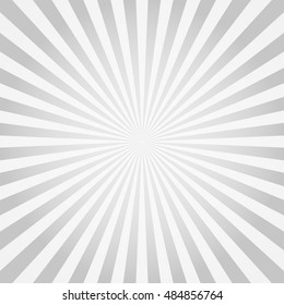 Stylish monochrome sunbeams background. No transparency. Good for design of greeting cards, invitation for party.