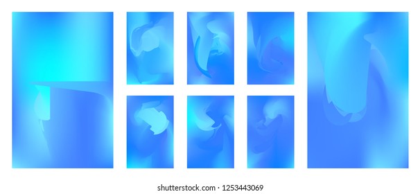 Stylish multicolored soft color gradient background. Modern screen vector design for desktop, mobile app. Soft color abstract gradients for your templates, brochures, greeting cards etc.