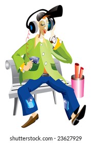 stylish music boy