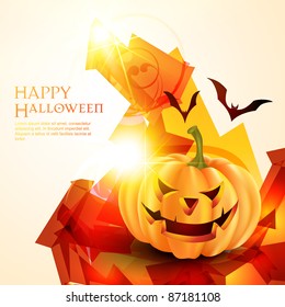 stylish new halloween background vector design