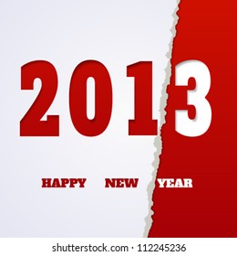 Stylish new year background. Vector illustration.