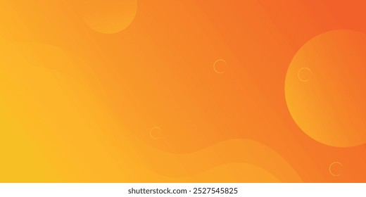 Fundo de gradiente de fluido amarelo e laranja elegante