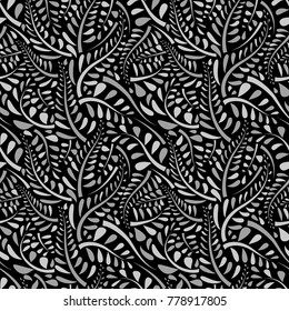 Stylish organic background. Seamless pattern. Vector.