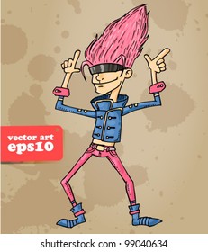 stylish party-goer