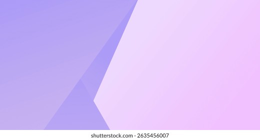Stylish pastel purple abstract gradient geometric triangular dynamic decorative background web template banner graphic corporate identity branding image design