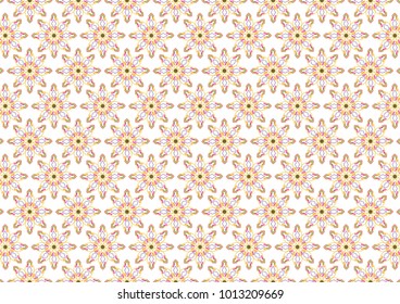 Stylish  pattern. Arabesque .Abstract floral ornament.  background, wallpaper, textile printing, packaging, wrapper.		

