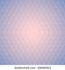 Stylish Pattern, Background made of Triangles in trendy Colors Pink, Sky Blue, Rose Quartz , Serenity. Can be used for wallpaper, pattern fills, web page background,surface textures.