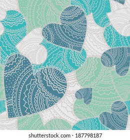 stylish pattern for decoration of postcards and textiles