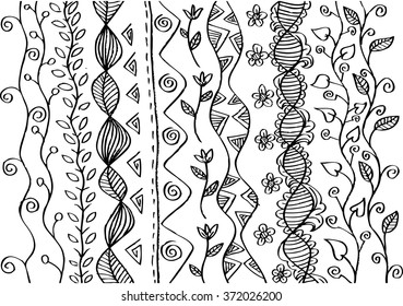  Stylish pattern with floral