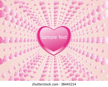 stylish pink macro frame background illustration