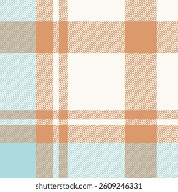 Stylish plaid pattern with pastel colors. Ideal for fabric design, backgrounds, or creating a cozy and modern aesthetic. Versatile and timeless.