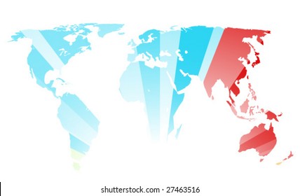 Stylish planet background in vector