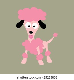 Stylish Poodle Vector (more dogs in portfolio)