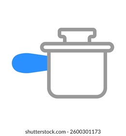 Stylish Pot Minimalist Kitchenware Illustration