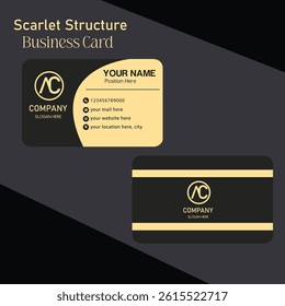 Stylish premium business card design