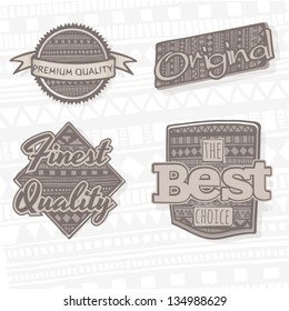 Stylish Premium quality labels