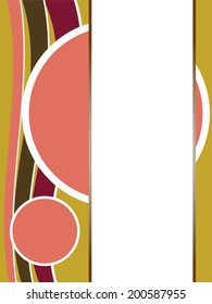 Stylish presentation of abstract business poster
