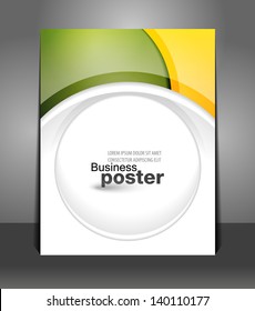 Stylish presentation of business poster. Flyer design content background. Design layout template