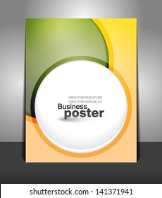 Stylish presentation of business poster. Flyer design content background. Design layout template