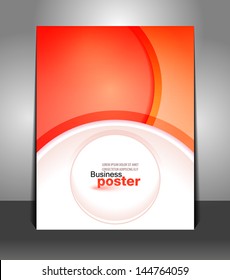 Stylish presentation of business poster. Flyer design content background. Design layout template