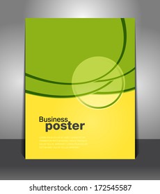 Stylische Präsentation von Business Poster. Fliegerdesign, inhaltlicher Hintergrund. Layout-Vorlage erstellen 