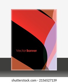 Stylish presentation of business poster. Flyer design content background. Design layout template.
